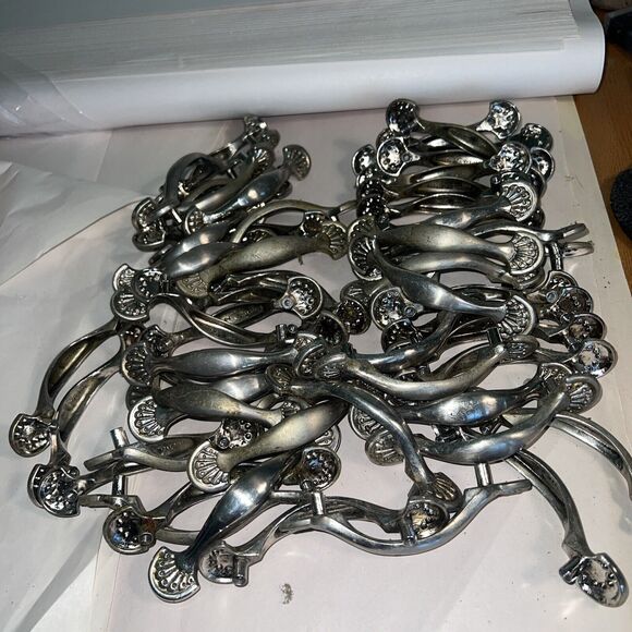 51 Fanned Nautical Stainless Drawer Cabinet Dresser Pulls Hardware - Picture 6 of 9